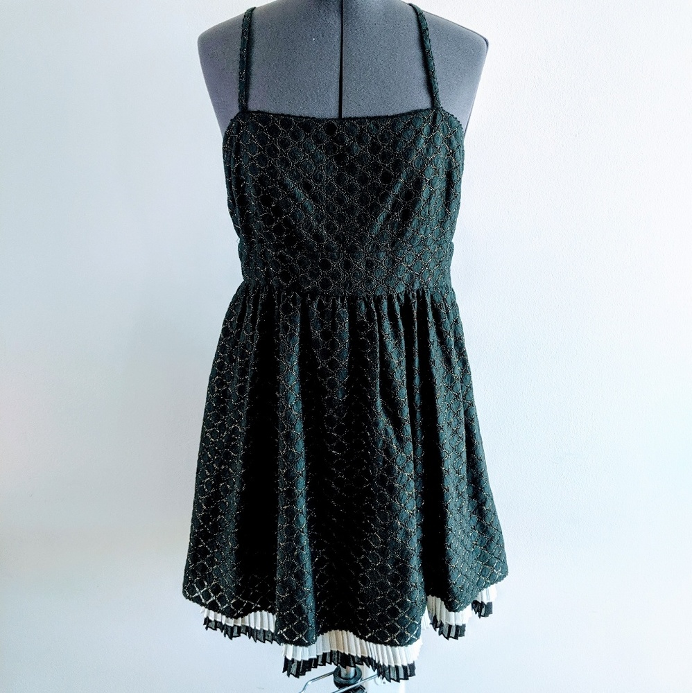 Juicy Couture Black Spaghetti Strap Dress